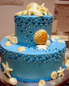 Blue Seashells seashore Cake- 316M