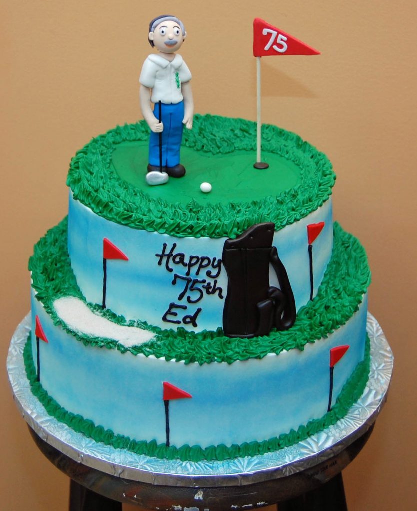 Golf Theme, stacked cake - 561M
